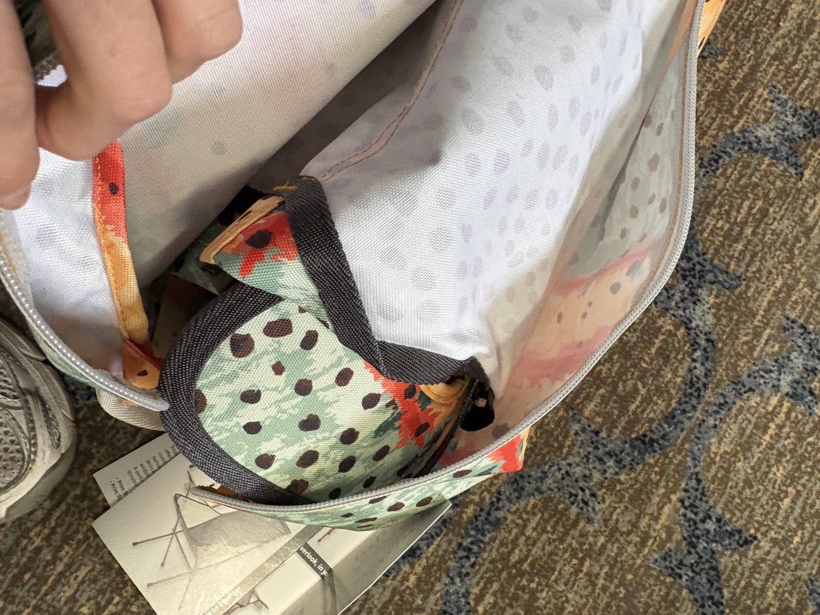 Big Agnes Big Six Armchair Nature Print Trout Camping Chair Packable Lightweight