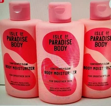 ISLE OF PARADISE BODY CONFIDENTLY CLEAR BODY CLEANSER 11.15 FL OZ  (Lot of 3)