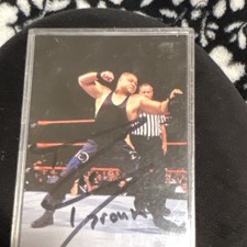 WWE Autographed Original Wrestling Photo with Referee in Ring
