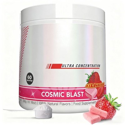 Thermogenic Fat Burner Pre-Workout Powder 60 Servings - Cosmic Blast, Strawberry
