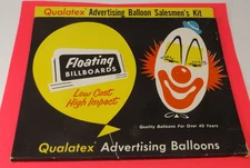 Vintage Qualatex Advertising Balloon Salesmen's Kit - AS IS