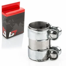 Double clamp connector pipe clamp exhaust Ø 55 x 95 mm for Opel Meriva Zafira