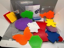Perler Bead Lot - Variety of 27 Pegboards, Id...