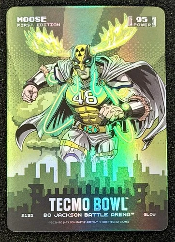 Bo Jackson Battle Arena Tecmo Bowl - Skyline Glow Moose #S132