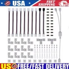 75Pcs 4Pin RGB 5050 LED Connector for LED Strip Light Connectors Accessories Kit