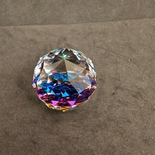 Large VINTAGE SWAROVSKI Crystal  ROUND ORB PAPERWEIGHT approximately 6cm tall