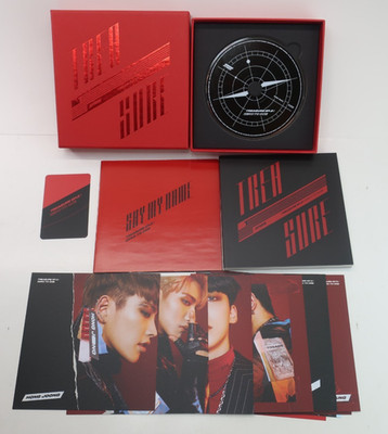 Ateez Treasure EP 2: Zero to One Red Ver Box Set Mini Poster Stickers Photocards