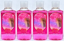 4 Bath & Body Works PINK TIE DYE Body Wash Shower Gel 10 oz