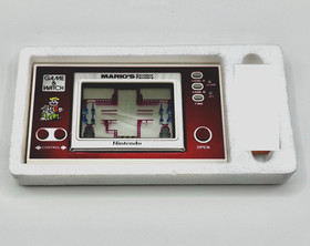 Mario&rsquo;s Cement Factory Game & Watch (1983) &ndash; Complete in Box &ndash; 100% Original 