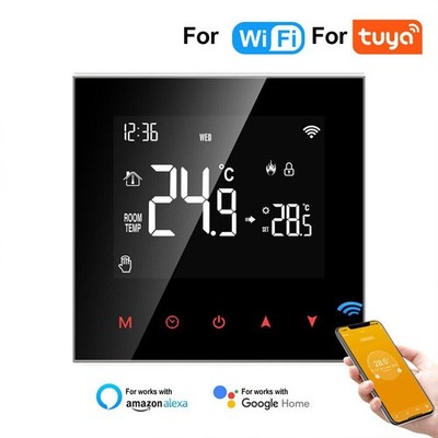 For Tuya WiFi Smart Thermostat Weekly Programmable for Underfloor Heating