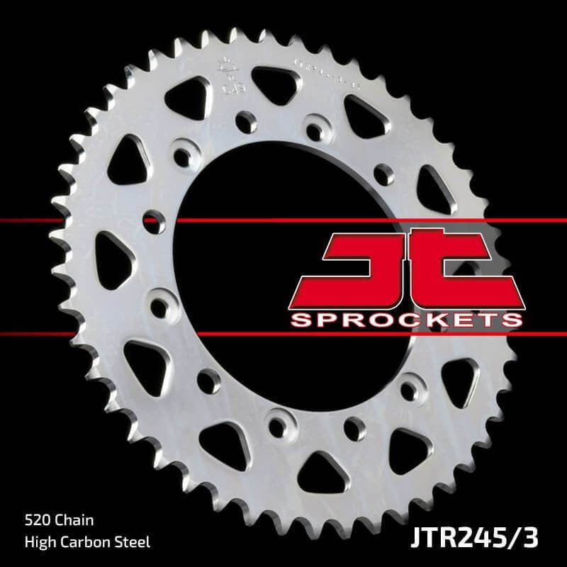 Couronne 47 dents acier JTR245 pour Honda Dominator et SLR