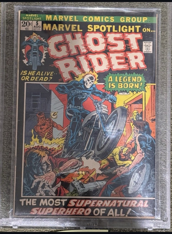 Ghost Rider 2028 Marvel Spotlight #5 (Marvel Comics August 1972) 1st Appearance Ghost ...
