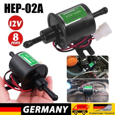 12V HEP-02A Kraftstoffpumpe Benzin Diesel-Pumpen Elektrisch Kraftstoffpumpen DE