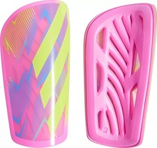 Adidas Tiro League Football Soccer Shin Guards Size M - Lucid Lemon Pink Green