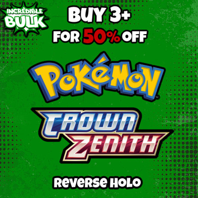 Crown Zenith Reverse Holo Pokemon Karte Einzeln Near Mint (NM)