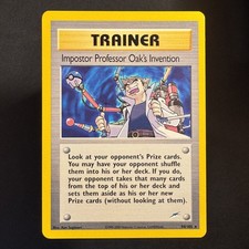 Impostor Professor Oak's Invention - 94/105 - Neo Destiny - Pokemon - Played on eBay