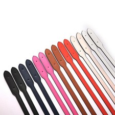 1 Pair Genuine Leather Shoulder Purse Handbag Bag DIY Handle Strap 73cm