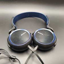 SONY MDR-XB400 Wired Stereo Headphones Black-Blue Working Great Sound