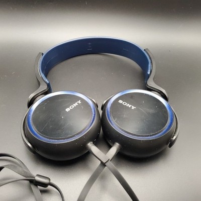 SONY MDR-XB400 Wired  Stereo Headphones Black-Blue Working Great Sound