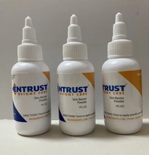 ENTRUST  1oz  Bottle #6800 Ostomy Care Skin Barrier Powder, Lot of 3, New 