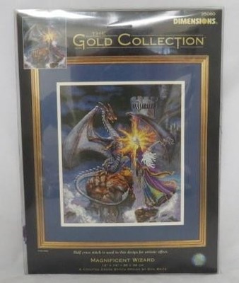 Dimensions Gold Collection: Magnificent Wizard #35080 Counted Cross Stitch (NEW)