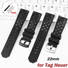 22mm Silicone Watch Band Strap For Tag Heuer Racing F1 WAZ2113 Bracelet Tools