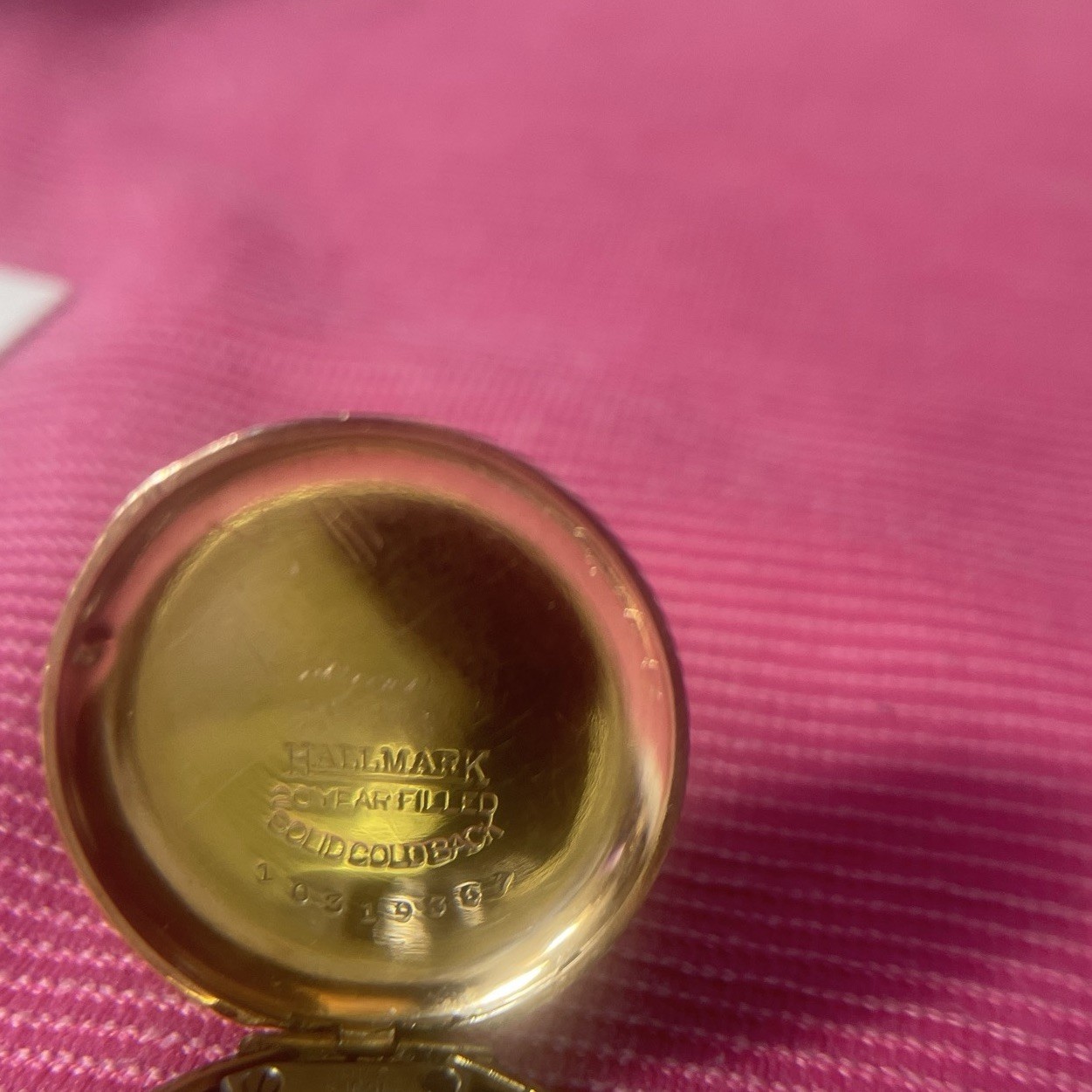 Hallmark Antique 14K Gold Solid Back/plus Gold Fi… - image 12