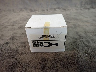 Klein/Vaco D63408 Insulated Spade Terminals 12-10 AWG, 3-9 Packs 27 Total BN155