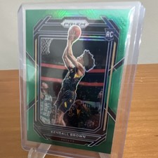 Panini 2022-23 Prizm Rookie Green Prizm Kendall Brown #225 Pacers NBA