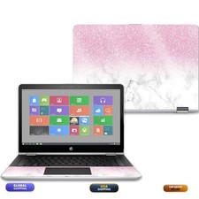 MightySkins Glossy Glitter Skin for HP Pavilion x360 14" (2017) - Marble Glitz