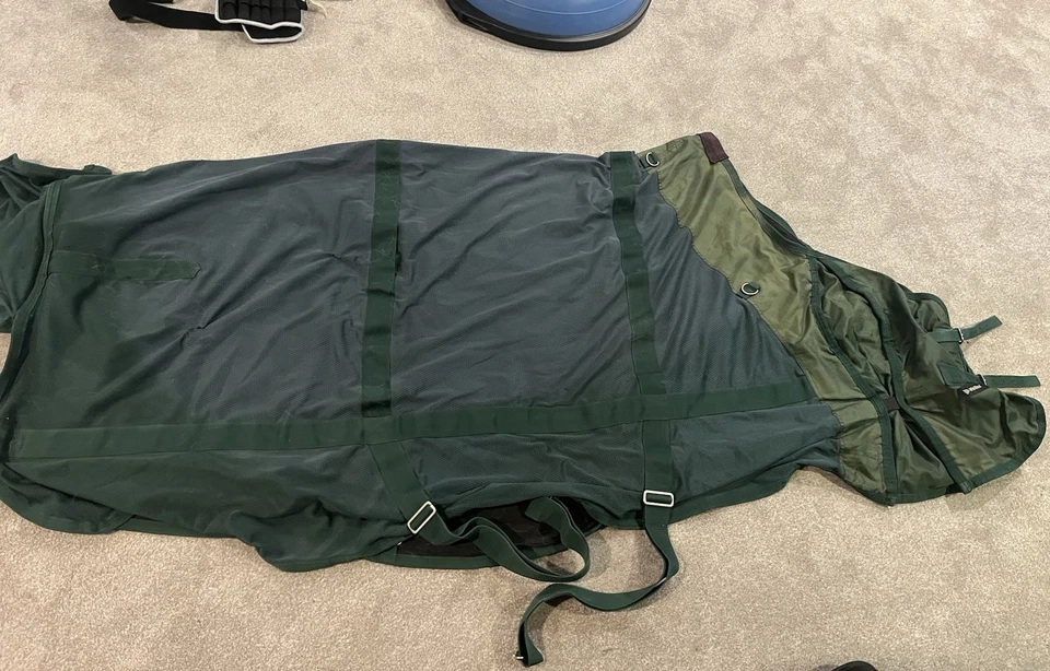Back On Track Hunter grün Netzdecke 78" 155 cm Welltex Pferdedecke
