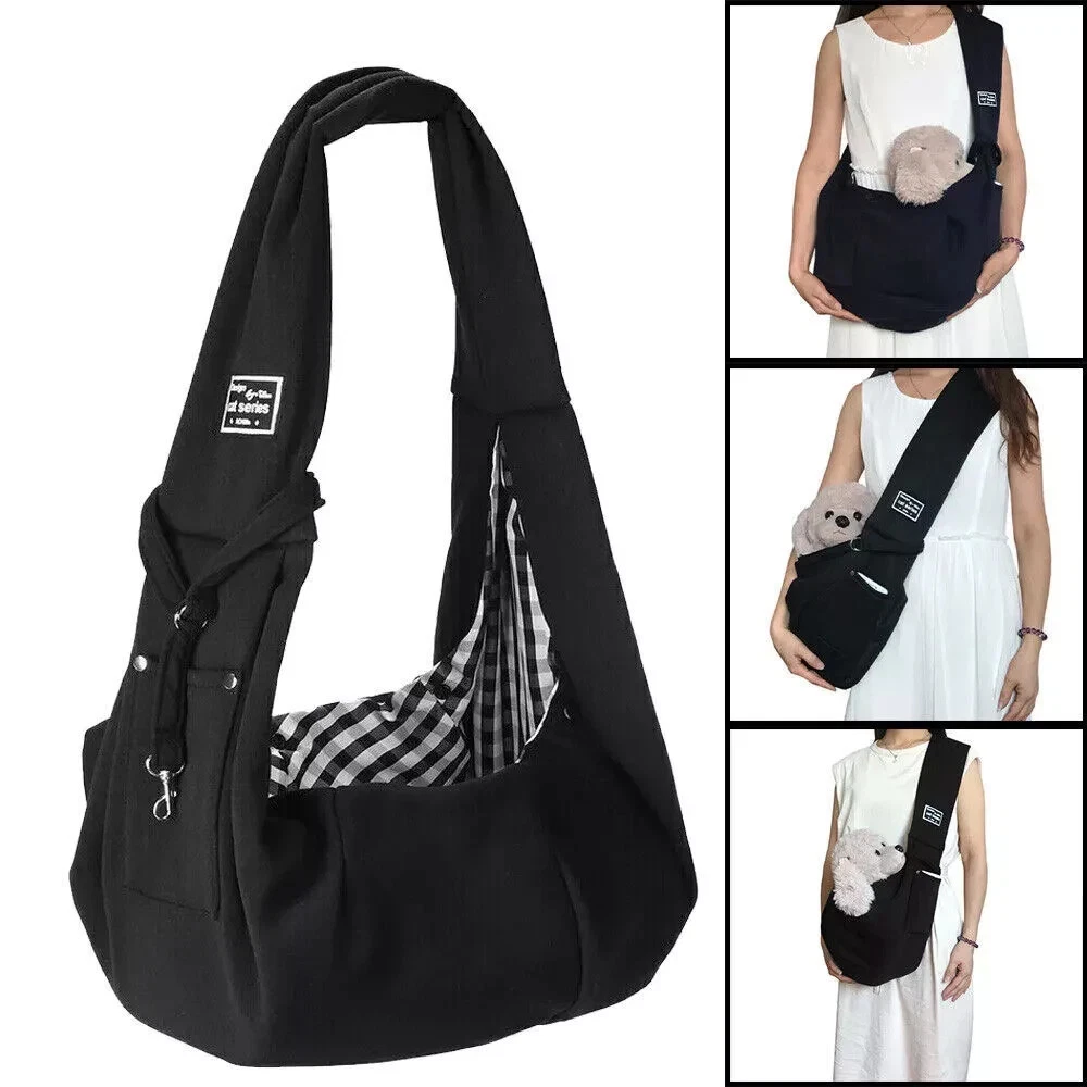 Pet Dog Carrier Purse - Soft-Sided Tote For Small Medium Dogs With Safety Tether & Stand Pad