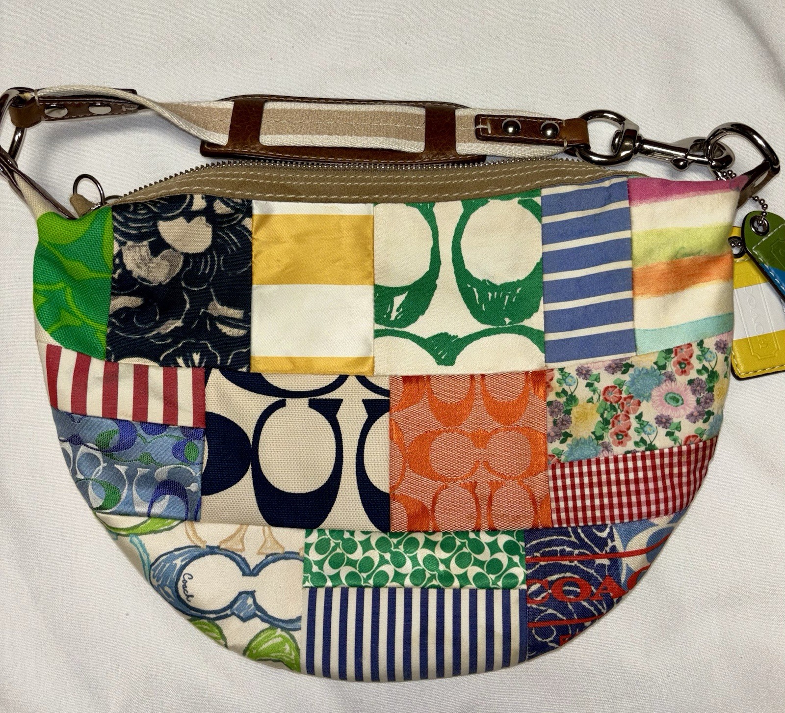 Y2K Coach Hampton Patchwork Multicolor Patchwork … - image 2