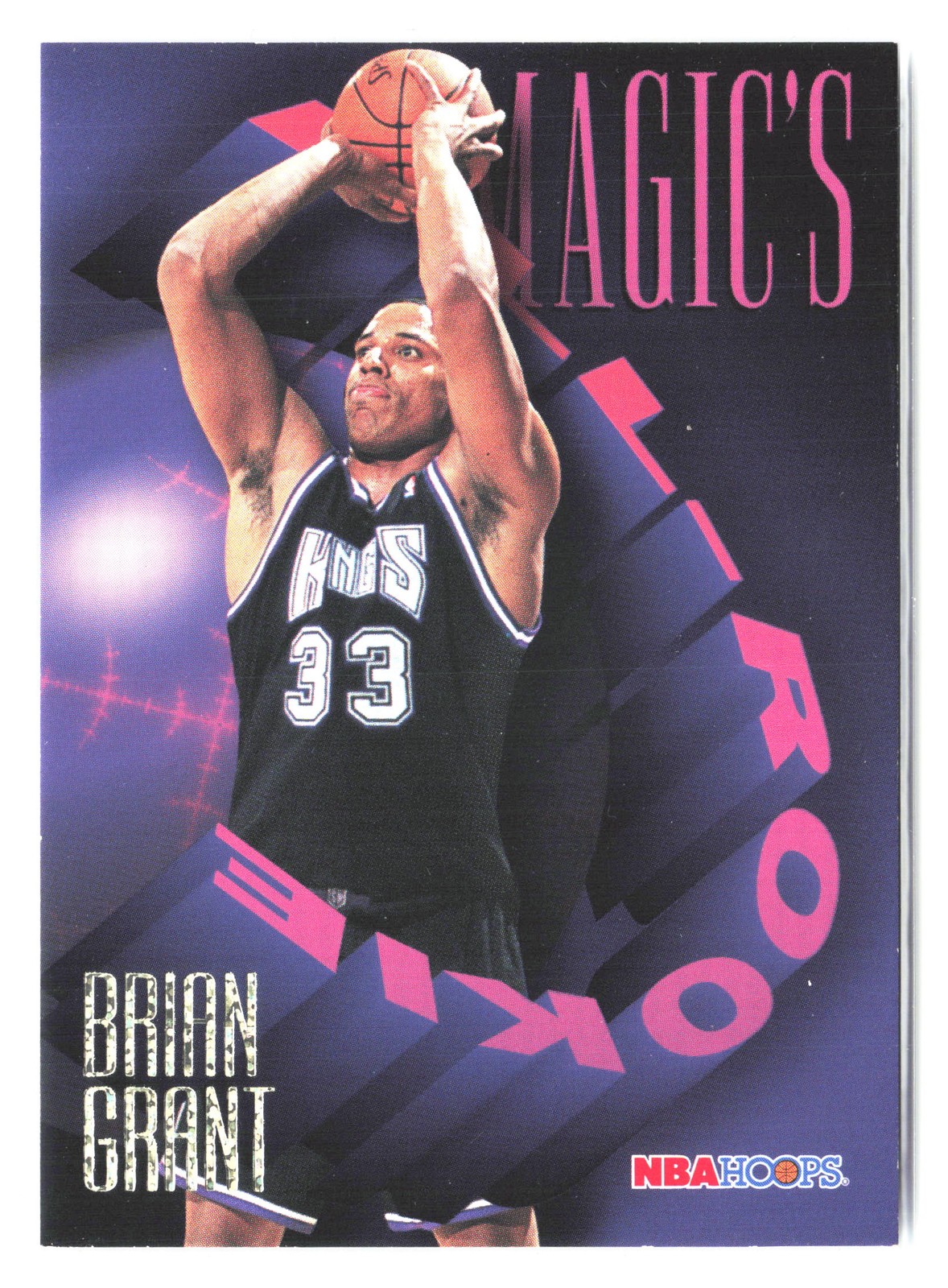 Brian Grant 1994-95 Hoops #AR-7 Magic's All-Rookies Sacramento Kings