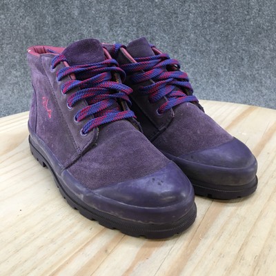 purple fila boots