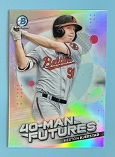 2021 Bowman Chrome 40-Man Futures Heston Kjerstad Baltimore Orioles #FMF-2