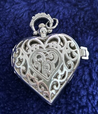 Victorian Trading Timeless Heart Watch Necklace