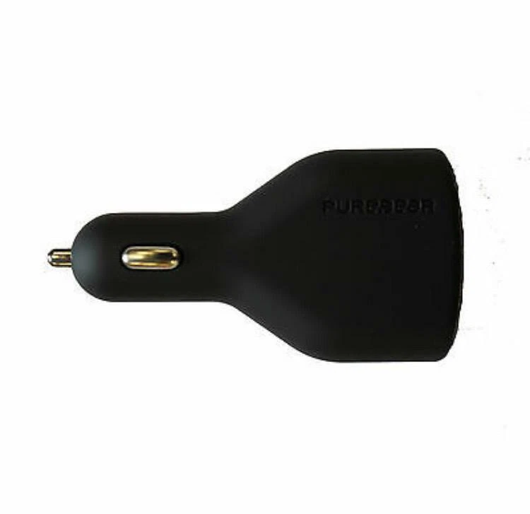 New OEM PureGear Car Charger 10W for Apple iPhone 4s/4/3G + 30-Pin to USB Cable! - Image 2 of 3