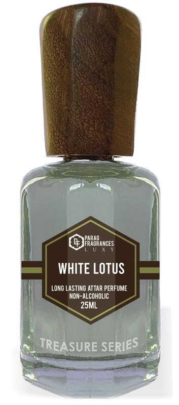 Parag Fragrances White Lotus Attar 25Ml Treasure Series Natural