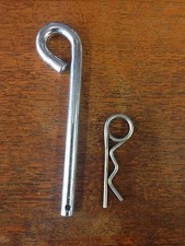 LAWN TRACTOR TRAILER TOW PIN 3/8" 10mm X 5.5"