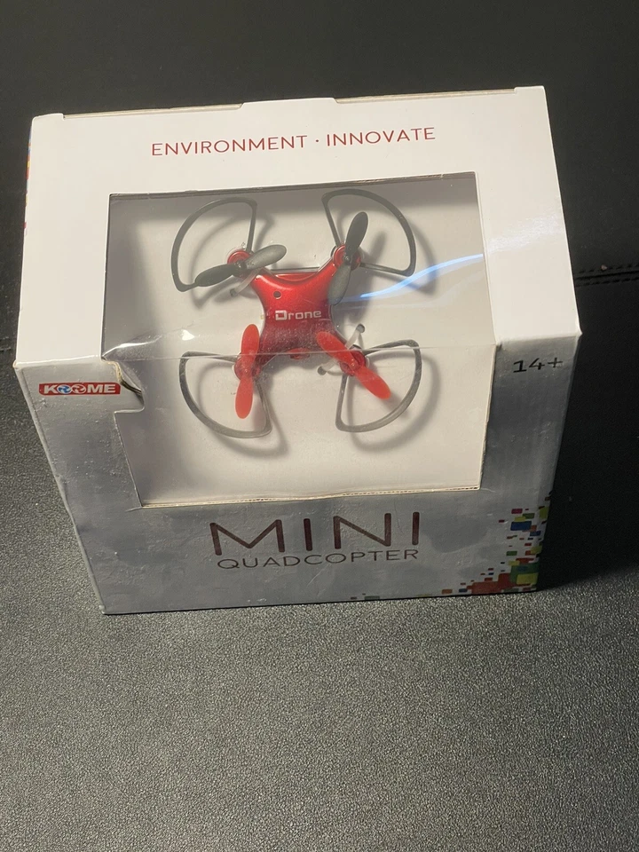 KOO ME Mini Quadcopter Red Remote Control NIB - Image 2 of 4