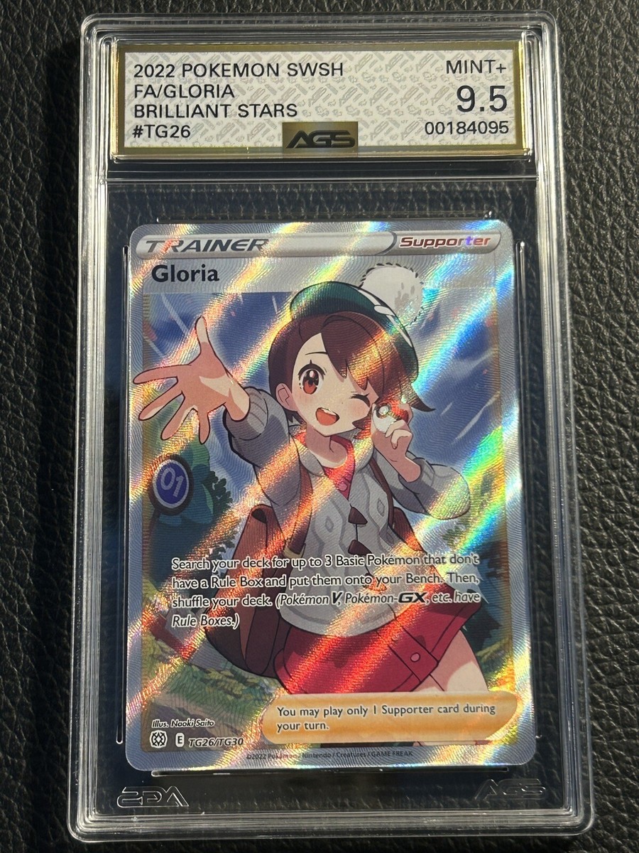 Pokemon Gloria Brilliant Stars Full Art #TG26 AGS 9.5