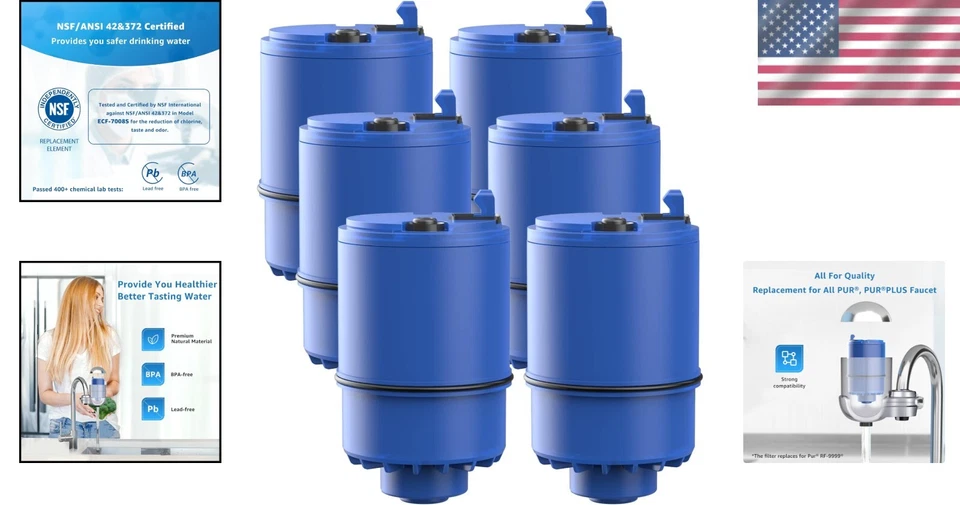 Complete Your Kitchen with 6 NSF Certified Water Filters for PUR Faucet Systems - Image 2 of 4