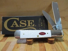 NIB Case XX SparXX White Synthetic Razor 62005RAZ Pocketknife (2024) - 60179