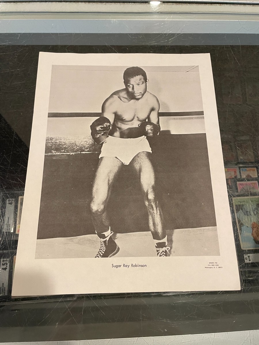 1960'S SUGAR RAY ROBINSON MIDDLEWEIGHT CHAMPION BOXING SPORTS PIX