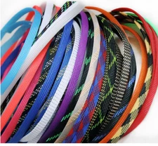 3mm to 100mm PET Braided Sleeving / Expandable Wire Cable Sheathing Loom Tubing