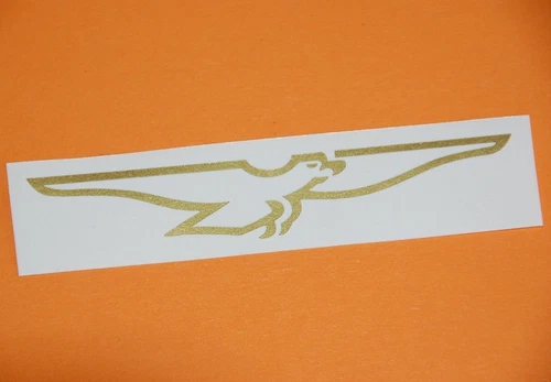 1 STICKER COMPATIBLE MOTO GUZZI EAGLE GOLD mm.100X18