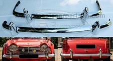 Triumph Tr4a Tr4a Irs Tr5 Tr250 1965-1969 Bumpers By Stainless Steel New