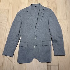 J. Crew Ludlow Grey Cotton Blazer 34S