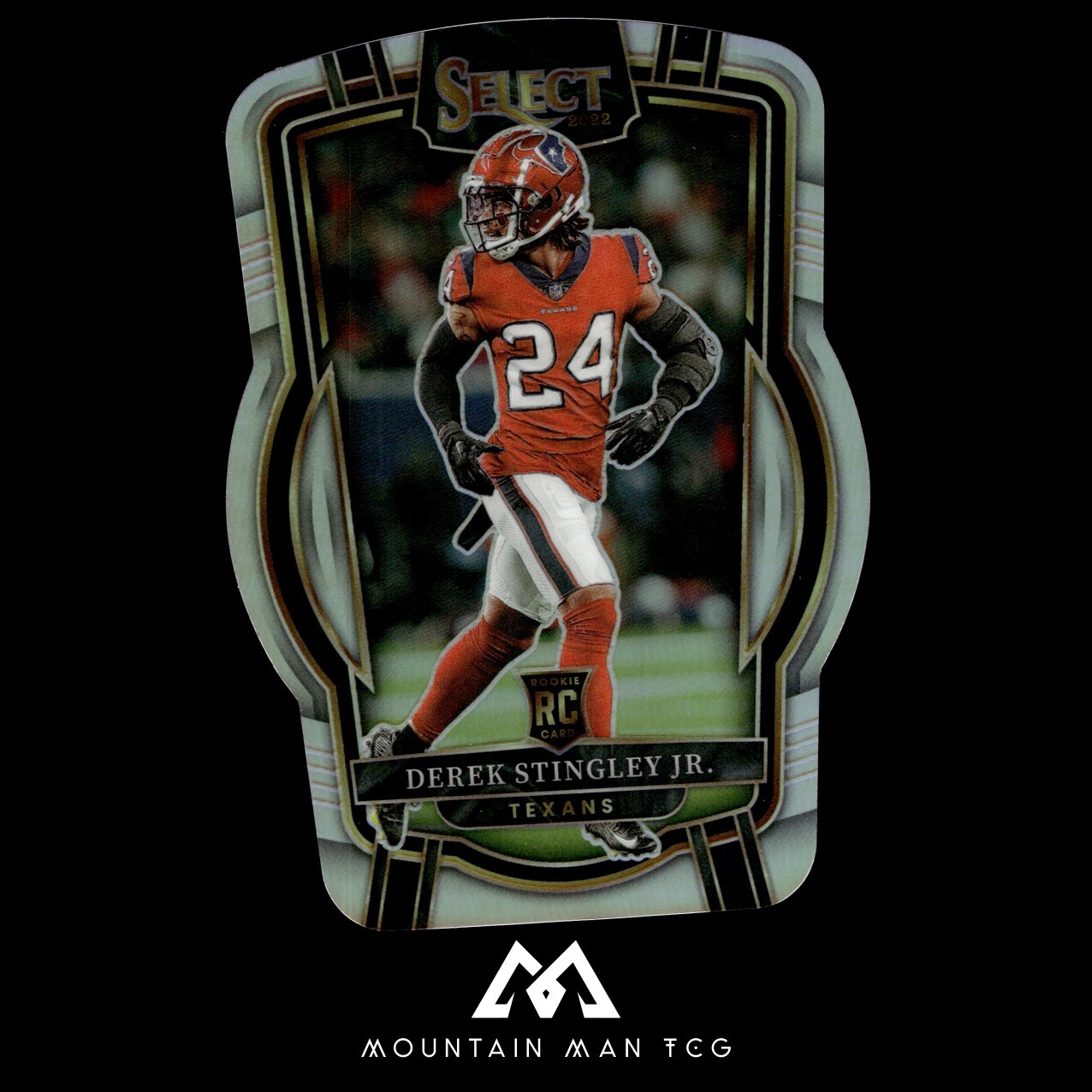 2022 Panini Select - Silver Die-Cut Prizm #262 Derek Stingley Jr. (RC)